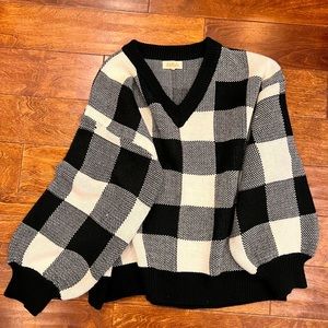 Buffalo Plaid Vici Sweater